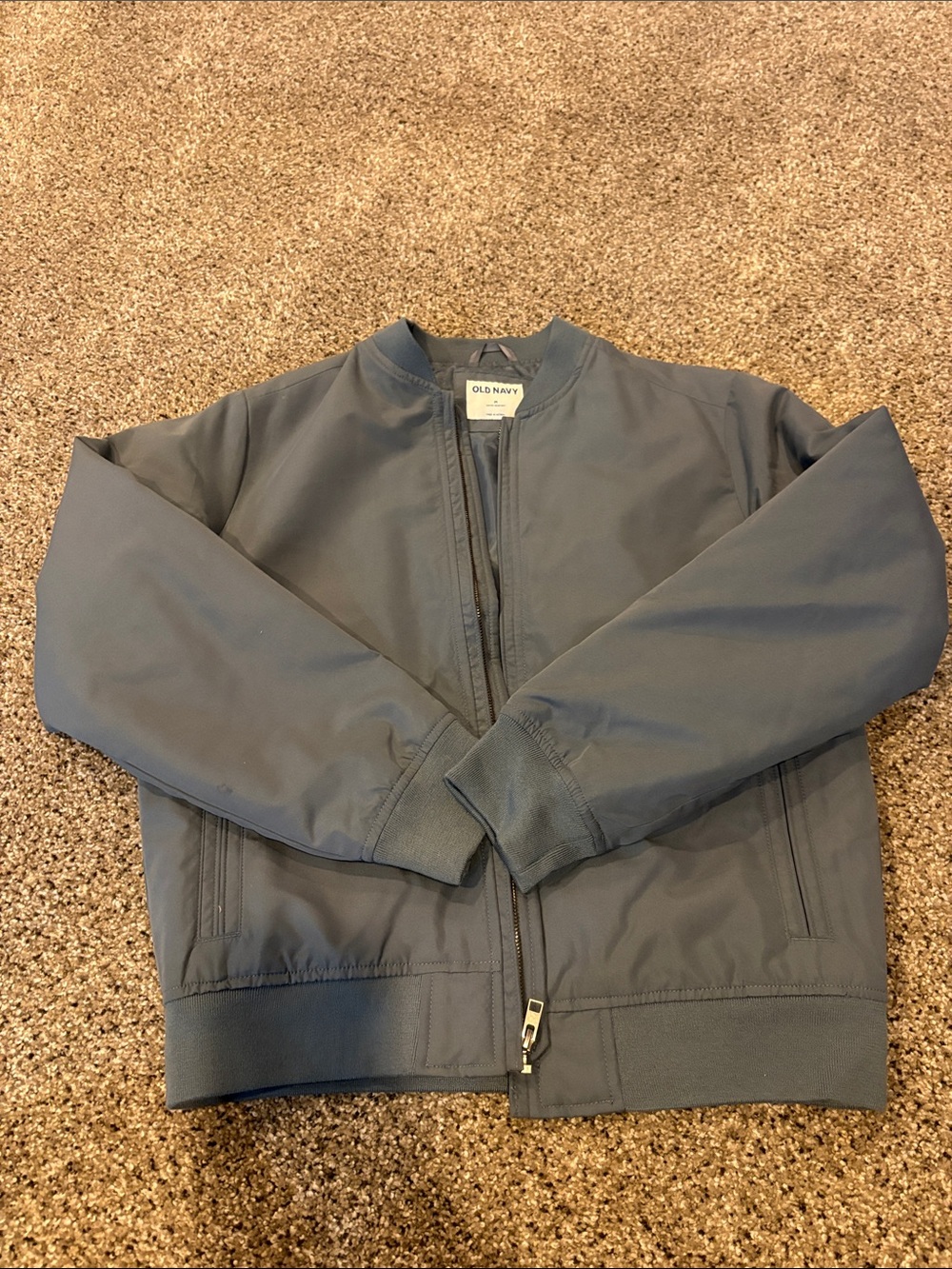 Old Navy Women's Slate-Gray Bomber Jacket